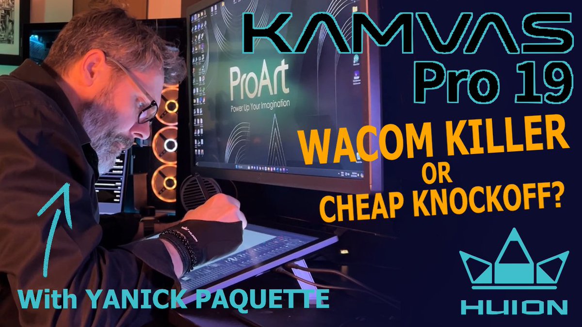 Yanick's checking out Huion Kamvas Pro 19 @HuionTab #huion open.substack.com/pub/yanickpaqu…