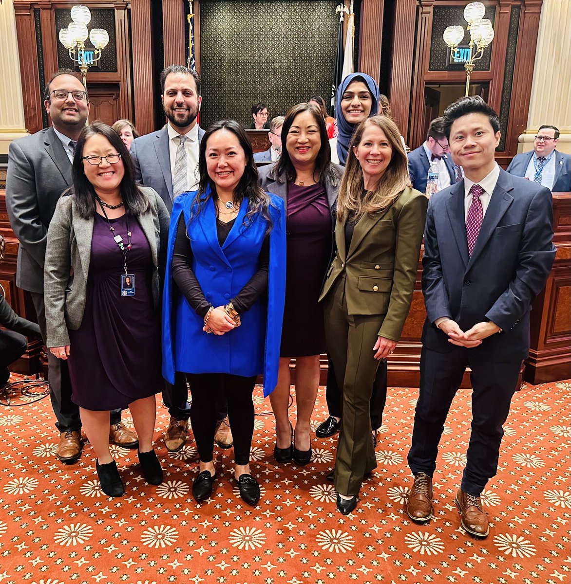 The Illinois Asian American Legislative Caucus! ❤️