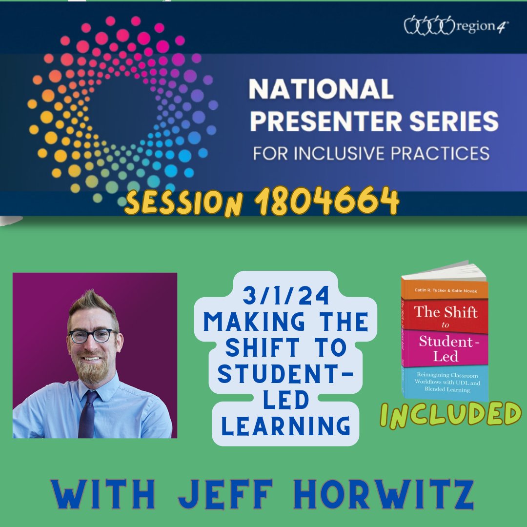 📣Spread the word for session 1804664 with Jeff Horwitz @mrteachersir. Plus a📕resource is included! escweb.net/tx_esc_04/cata…
