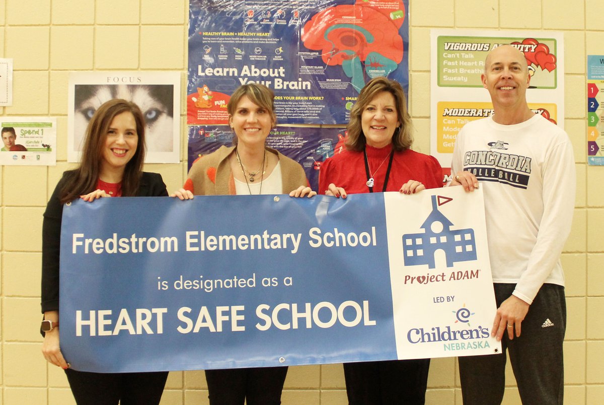 LPSorg's tweet photo. Staff at @FredstromLPS are some of the latest at LPS certified through the Project ADAM Heart Safe School Program! More than three dozen LPS buildings have taken the steps to ensure their staff is prepared in case of a cardiac emergency. #LPSProud 
https://t.co/gUJ35Fr8V4 https://t.co/xEVkDT7dLF