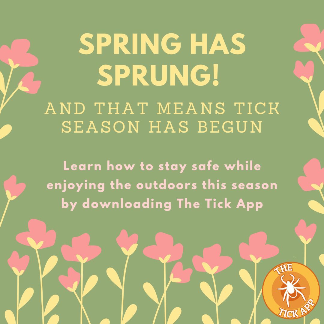 TickAppOnTour's tweet photo. Adult deer ticks are active when temperatures are above 40°F so download The Tick App today! #TheTickApp #ticksafety #tickseason #springtime #hiking https://t.co/dFy1aXlau2