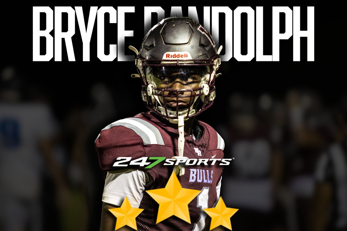 Bryce Randolph is now a 3 star Wide Receiver according to 247sports! #WiregrassFootball #GoBulls #RanchLife #HornsUP