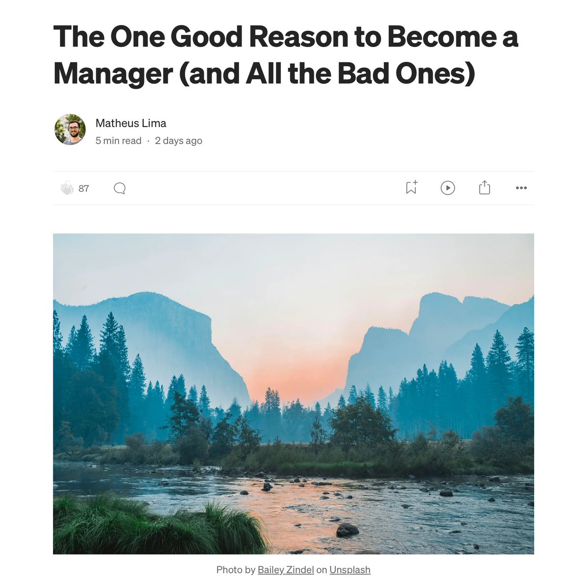 Is management for you?

Here, I'm making the case that there's actually only one good reason to make the switch and many, many bad ones.

(Link the in the thread)
🧶🧶🧶