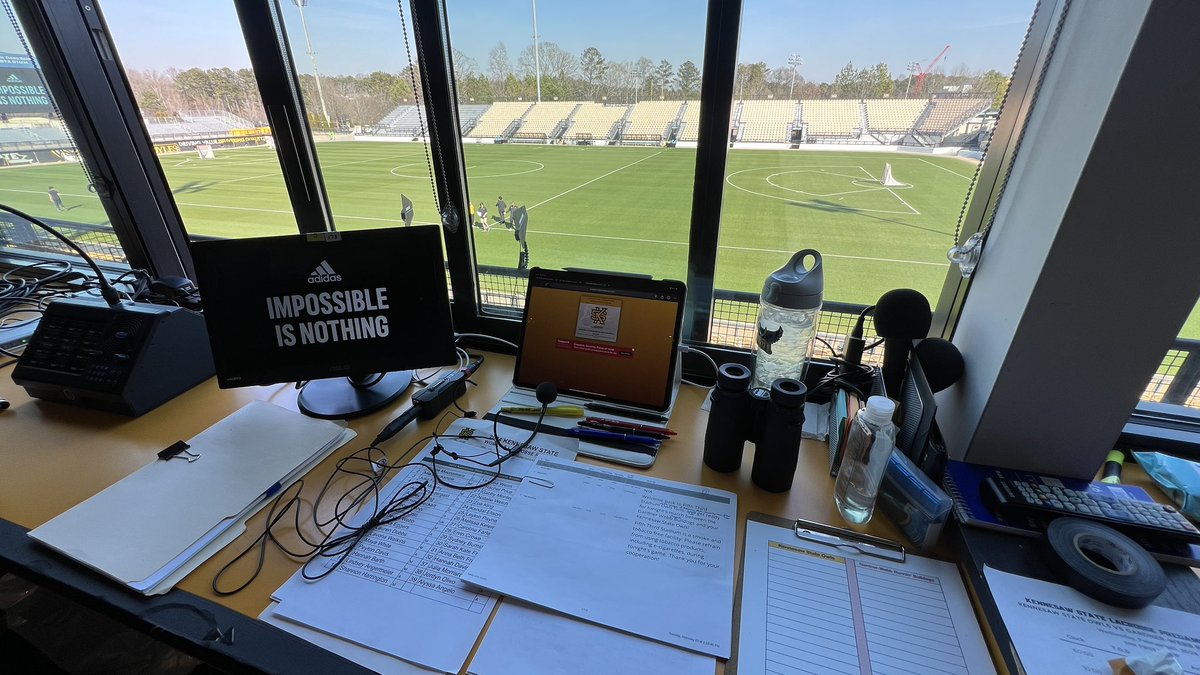 TMayerTV's tweet photo. Great day for 🦉 🥍 @KSUOwlsLAX hosting @GWULacrosse at @FTBstadium c’mon over and join us! #HootyHoo #LeaveYourLegacy #GoOwls #PAGameDay 🎙️ #PAannouncer https://t.co/k2J4GxB6Sc