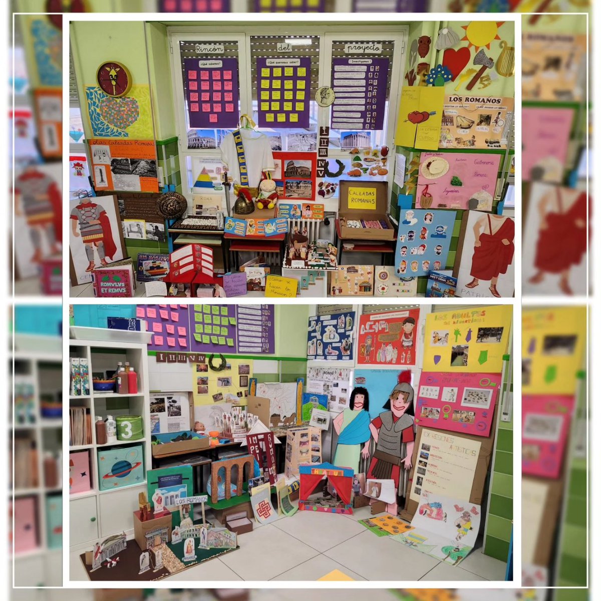 M_INMACULADA_AB's tweet photo. Qué bonitos han quedado los rincones de nuestros proyectos!🏰🐲🏛🍓🍽

Ahora empezamos con los talleres.¡Qué ganas!👏🏻🥰

#EducacionInfantil
#ABP
#AprendemosJugando
#ColegiosHHCC https://t.co/P43HJiEUxO