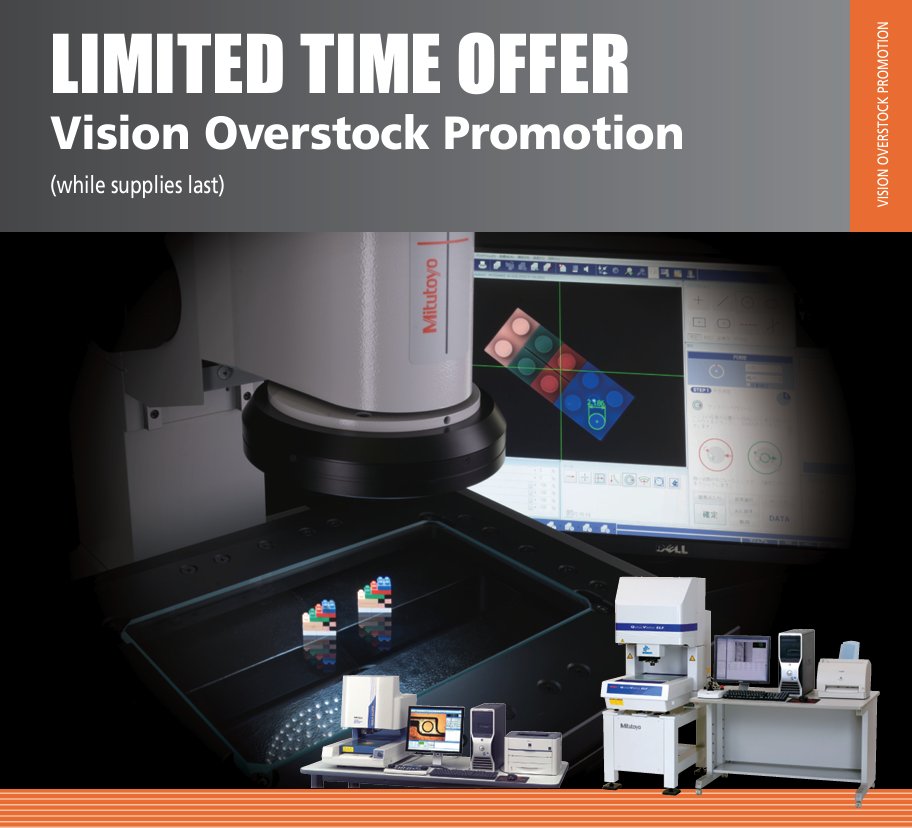 MitutoyoAmerica's tweet image. In the market for a new Vision machine? Check out our overstock sale on three of our vision machines: Quick Vision Elf, Quick Scope, and Quick Image. While supplies last!

Details: mitutoyo.com/webfoo/wp-cont…

#Mitutoyo #Sale #Overstock #Metrology #Vision