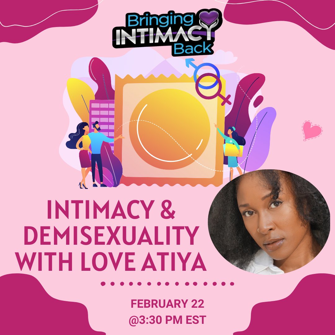 BIBDrApril's tweet image. 🎙️ Tune in this Today at 3:30 PM EST for an eye-opening episode delving into Intimacy &amp;amp; Demisexuality with @loveatiya ! 💬💖
#IntimacyTalk #DemisexualityDiscussion #LoveAtiyaPodcast #EmbraceYourAuthenticity 🎙️