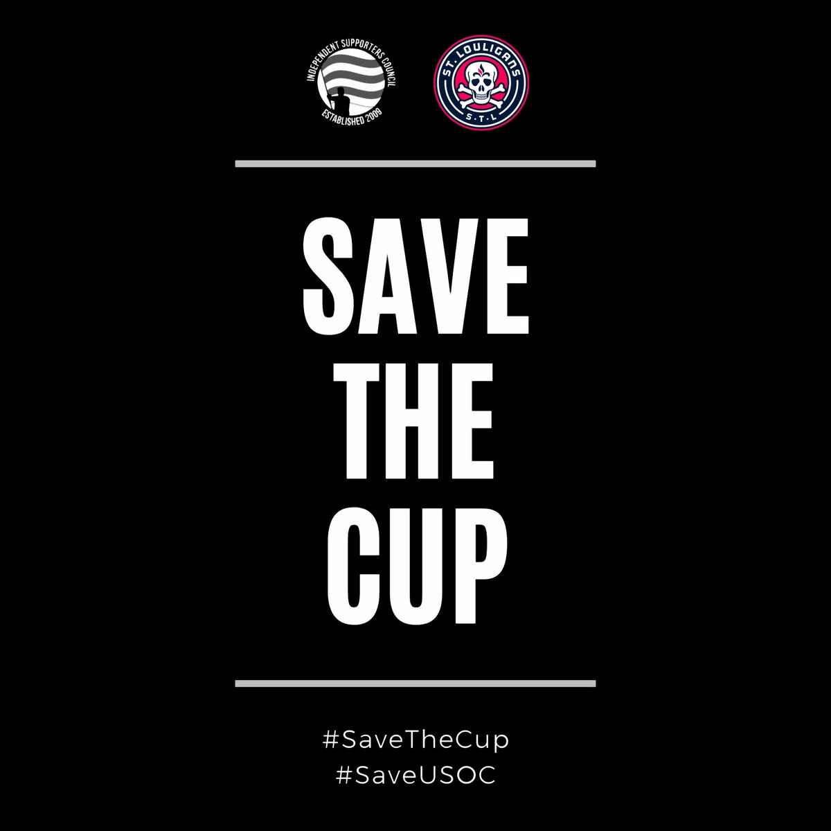 StLouligans's tweet photo. #SaveTheCup #SaveUSOC

Do it for the fans. @stlCITYsc - know that your hard core fans want our team to play in the Cup. https://t.co/xo7a24mpBC