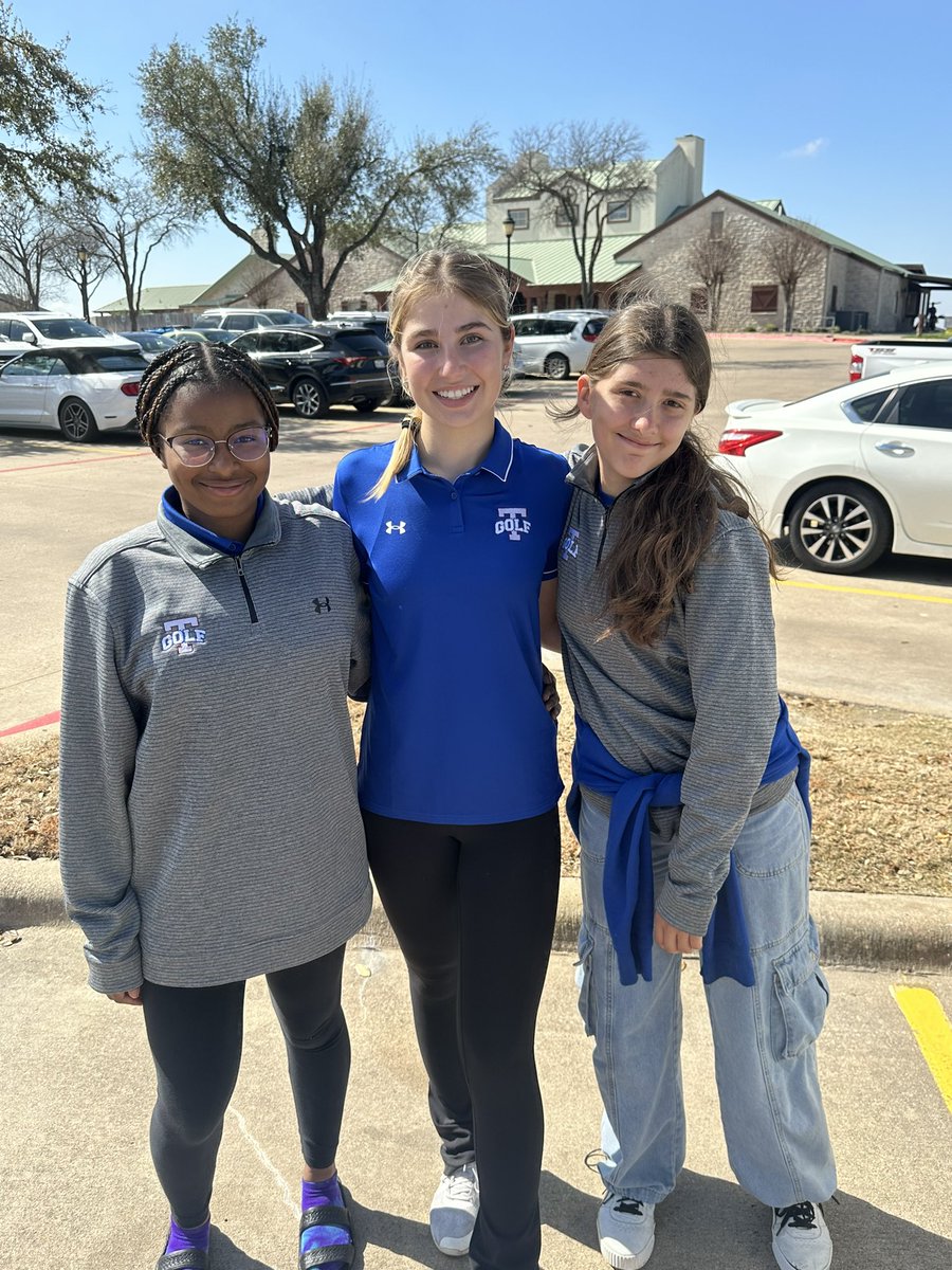 Really proud of our girls @THSWildcatGolf Rihanna, Alex and Brooklyn gained so much knowledge and experience at Star Ranch today! #thefoundation #templetough @CoachPrentiss @templewildcats @leblanc_coach @THSPrincipal_JM