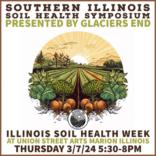 We have many in-person and virtual events coming up to celebrate Soil Health Week, March 4th - 10th! One of those in-person events is the 2nd Annual Southern Illinois Soil Health Symposium. Register for this & other events here: ilstewards.org/soil-health-we…