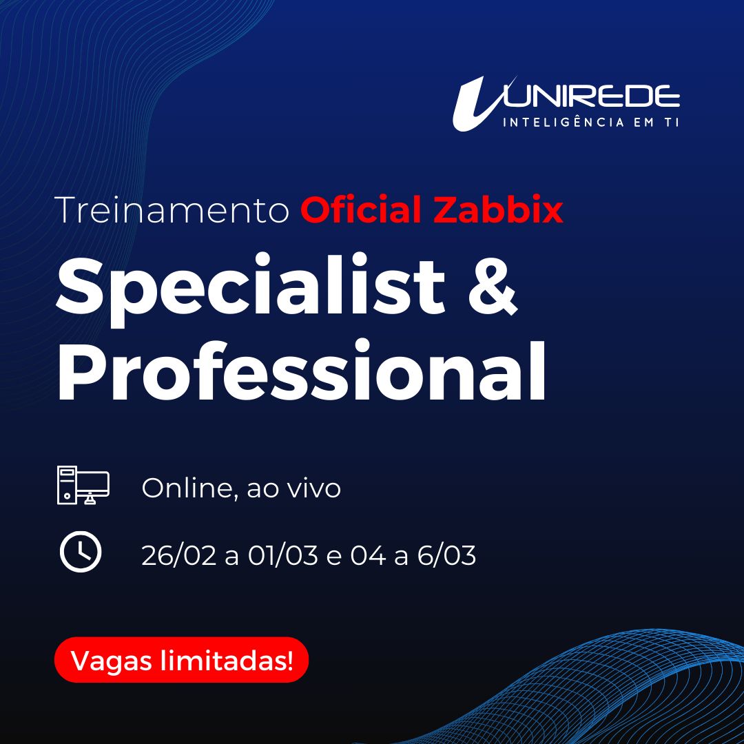 unirede's tweet photo. 📣Atenção comunidade Zabbix!

Não perca a oportunidade de se capacitar para a sua prova de certificação.

E você, Zabbix Certified Professional, aproveite para dar um up na versão da sua certificação!

https://t.co/ib7F1NOzv1 https://t.co/aWu2mZwYIL
