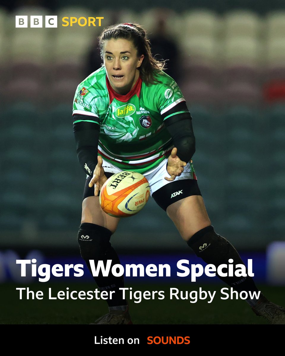 BBCRLSport's tweet image. NEW EPISODE | Leicester Tigers Rugby Show 🐯

This week, it&apos;s our Tigers Women special!

🟩Hear from Red Rose Amy Cokayne on her incoming debut 🏴󠁧󠁢󠁥󠁮󠁧󠁿
🟩Tom Hudson on his special Tigers bond
🟩Leicester&apos;s 10-strong &apos;high performance house&apos;

Download the pod: bbc.co.uk/programmes/p02…