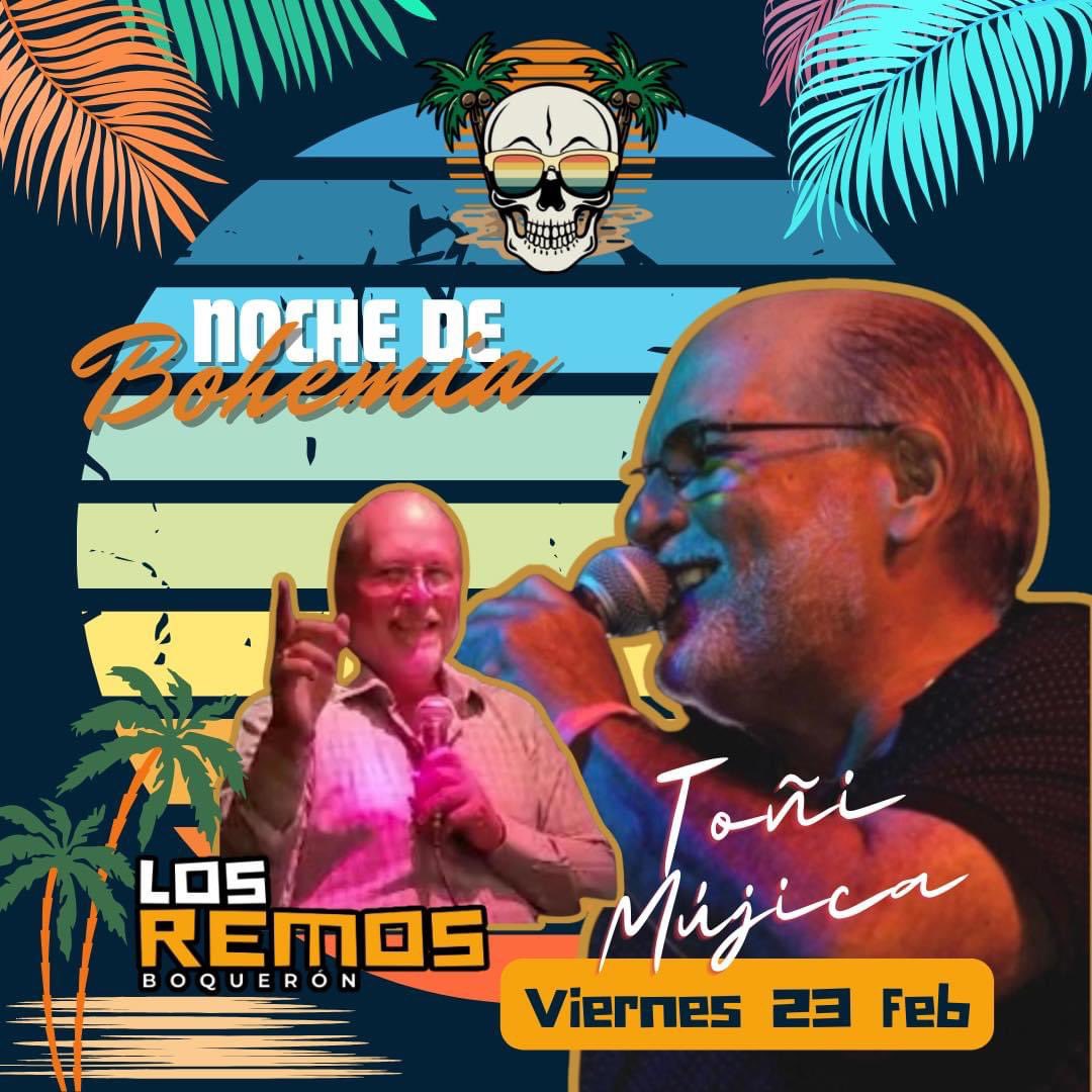 LosRemosPR's tweet photo. 🎵 ¡Noche de BOHEMIA! 🎶 
Este viernes nos visita Toñi Mújica en una noche llena de buena música y sentimiento. 

Exquisita comida en un ambiente relax para toda la familia -  #ElSpotDeBoquerón

Food + Drinks + Live Music + Games https://t.co/AW6fIQNHjp