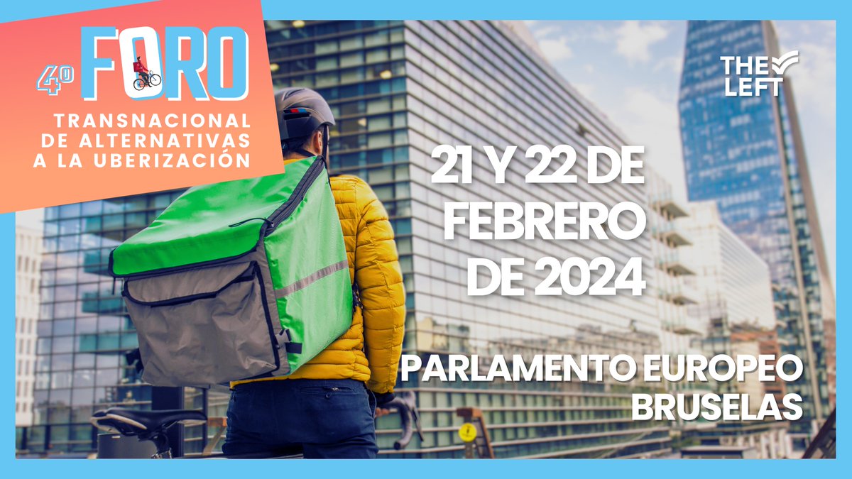 EuroPodemos's tweet photo. 📢A partir de las 9.00, @IdoiaVR abre la segunda jornada del IV Foro Transnacional de Alternativas a la Uberización.

‼️ ¡No te lo pierdas! Sigue el Foro en directo aquí👇https://t.co/Py7thX54uu

#StopUberisation #dontletubermakethelaw @Left_EU @PODEMOS https://t.co/czWJ1wHywd