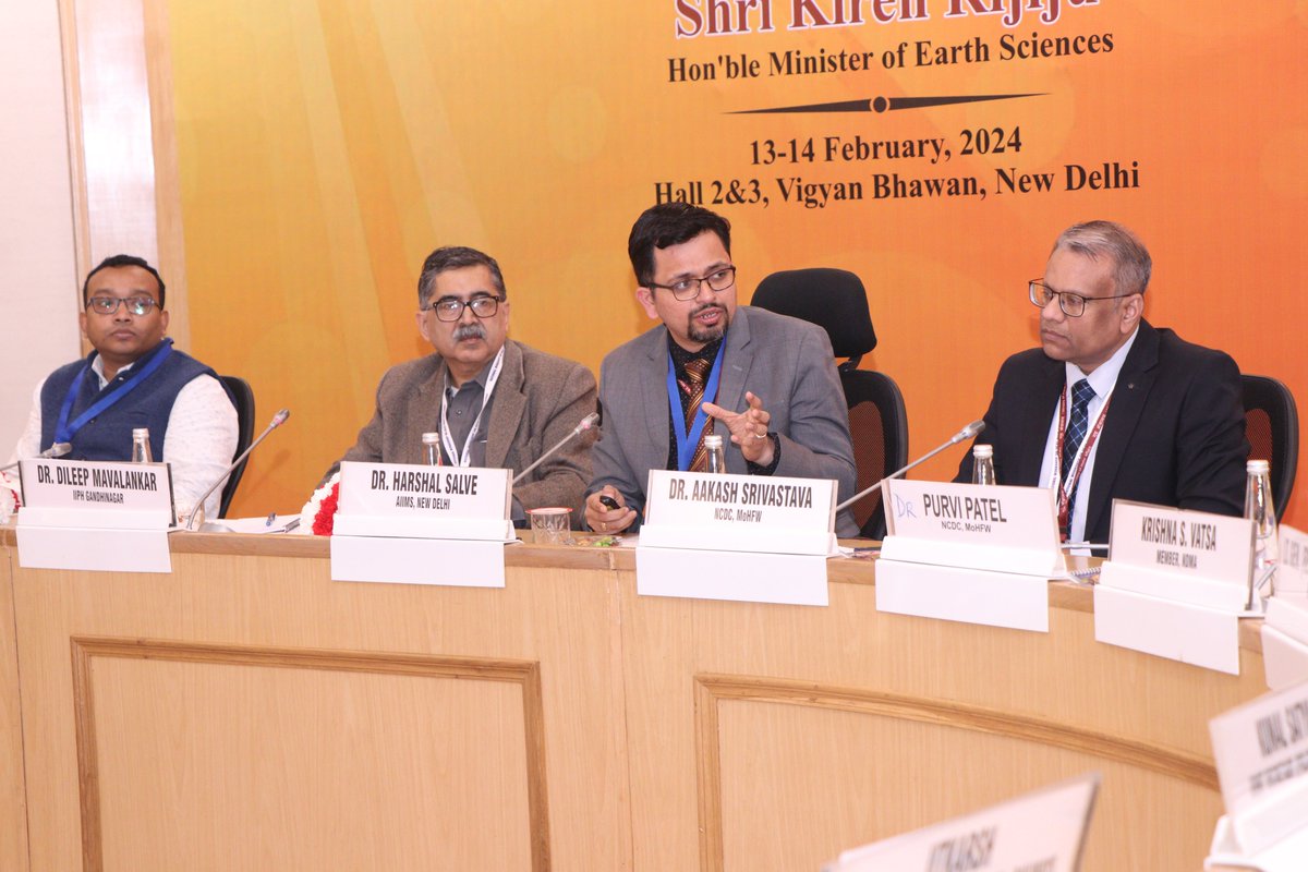 Dr. Siddhartha Mandal-Sr Research Scientist, @CHART_TSB, @TSB_Ashoka, @AshokaUniv presented 'Impact of Heat Waves on All-Cause Mortality in #India' at the 'National Workshop on #heatwave 2024: Exploring Management Interventions and Mitigation Strategies' organized by @ndmaindia