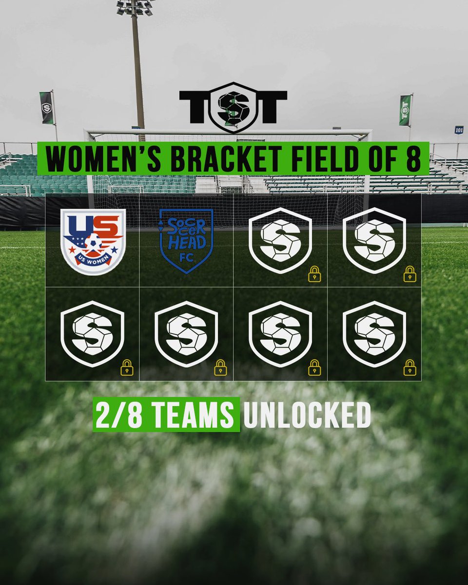 TST7v7's tweet photo. Introducing our second Women's Team:
Soccer Head FC

Led be former @DukeWSOC star, Gilda Doria, this team brings TONS of soccer experience and the passion to take home the $1,000,000!

Join TST's Ticket Waitlist to see @SoccerHeadFC: https://t.co/jVgCBwpoSI https://t.co/rOV0MImLpm
