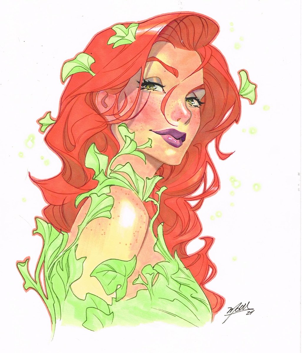 POISON IVY COMMISSION💥 Sketched on @Procreate Pencils and colors