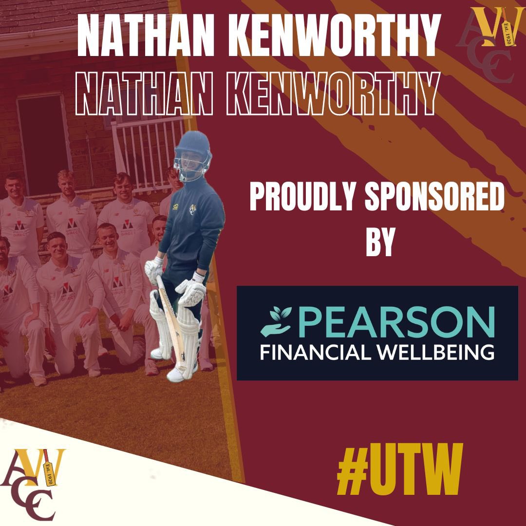 Almondbury Wes CC (@officialawcc) on Twitter photo Nathan Kenworthy is proudly sponsored by Pearsons Financial Wellbeing Nathan Kenworthy is proudly sponsored by Pearsons Financial Wellbeing