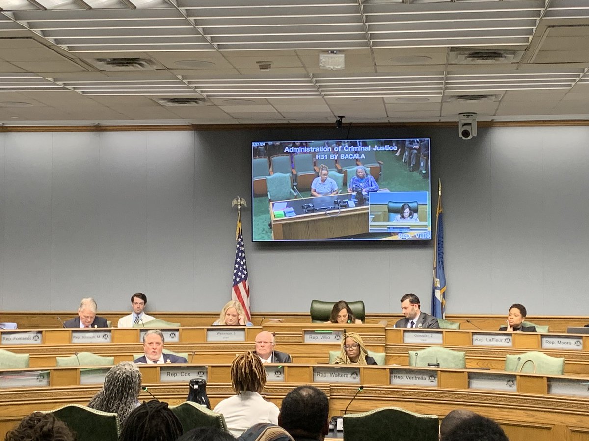 HB 1 is the Doxxing bill that includes posting arrests of kids if they have a prior felony. Likely illegal under federal law. #lalege claims it’s about victim notification, despite $$$ spent on that. This will increase discrimination and crime.