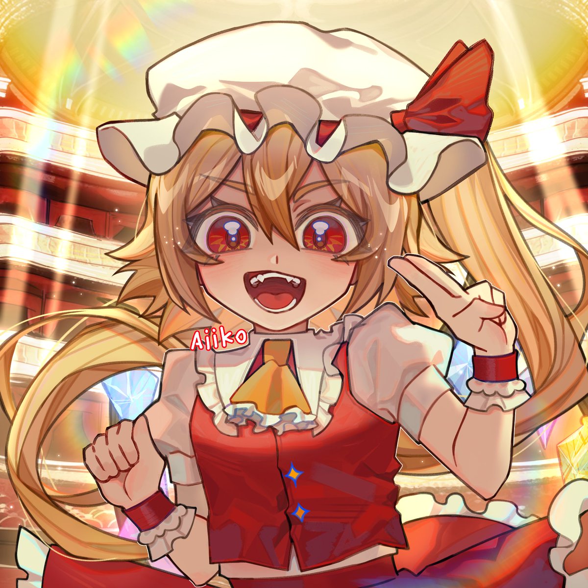 Aiiko123's tweet photo. 非常好画作 使我的蝴蝶结旋转😍
Kirisame Marisa
Flandre Scarlet
Hakurei Reimu
#touhou #東方project #博麗靈夢 #霧雨魔理沙 #フランドール・スカーレット https://t.co/HYKVKtdBYi