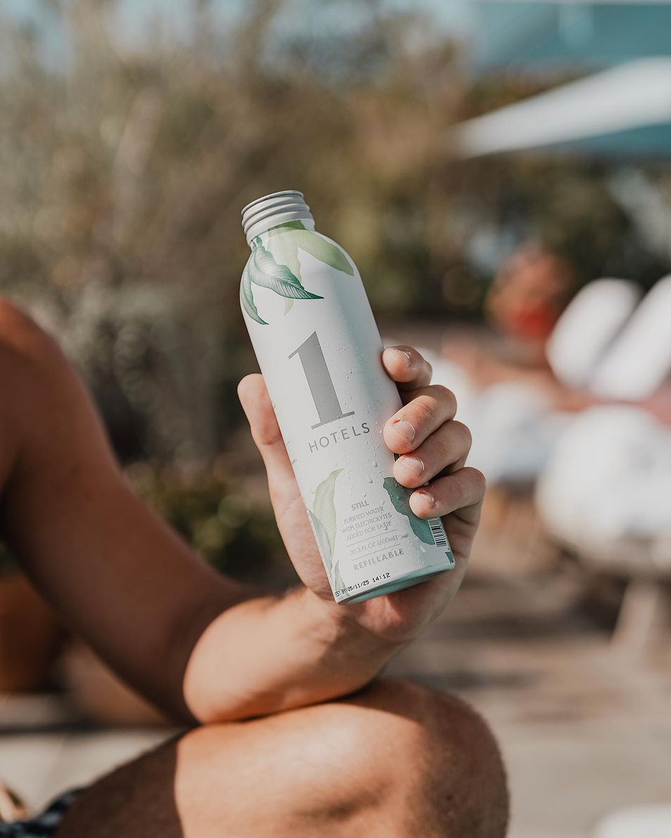 Nothing like a <a href="/1Hotels/">1 Hotels</a> PATH bottle to stay hydrated on your adventures!  #refillit   

Brands looking to reduce single-use plastic and improve their waste metrics can partner with PATH here - drinkpathwater.com/pages/partners… #reuse #recycle #aluminum #water #sustainability