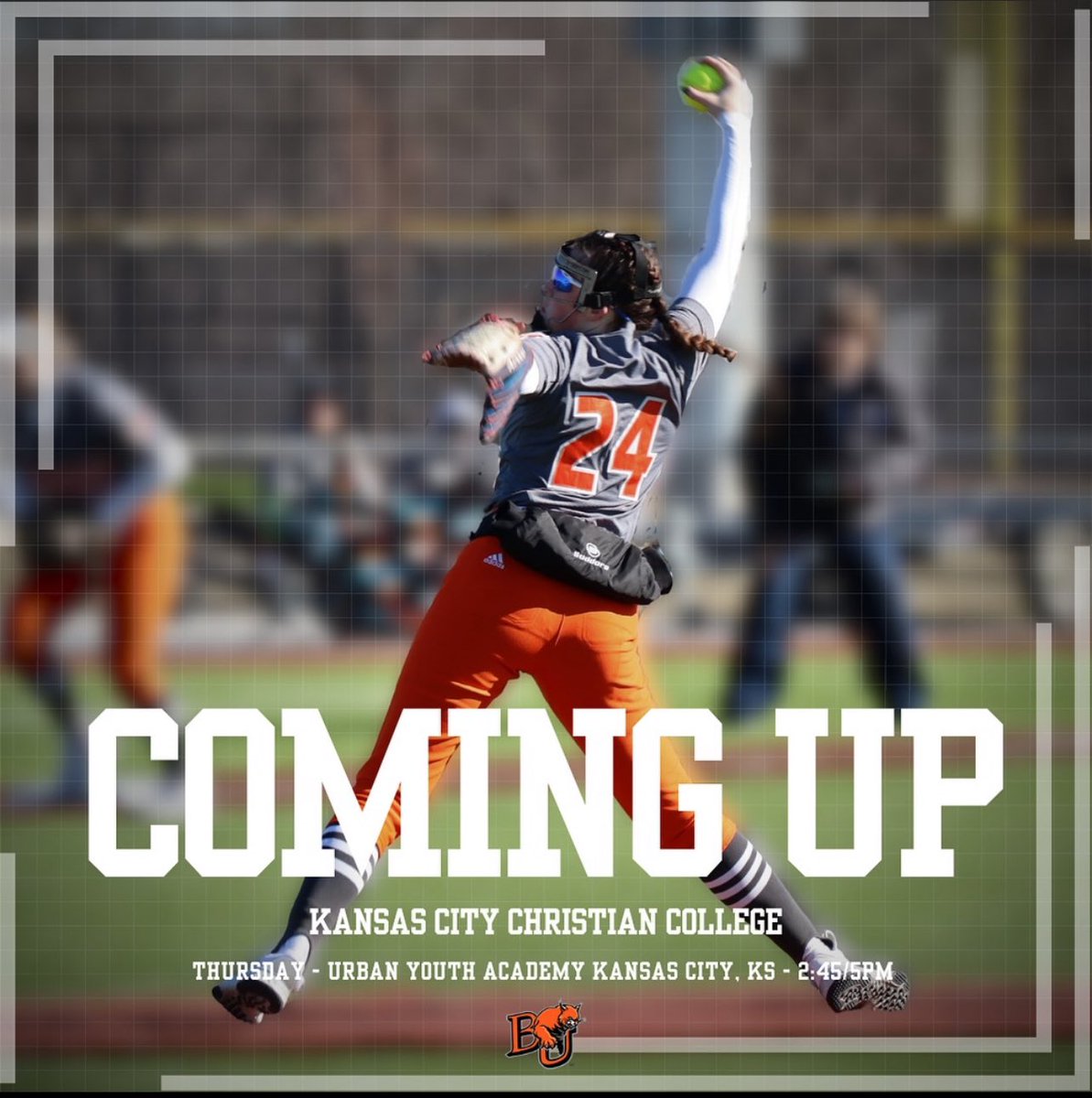 Cats are on the road again Thursday vs KS Christian in a dbl header starting at 2:45p. Location is Urban Youth Academy!