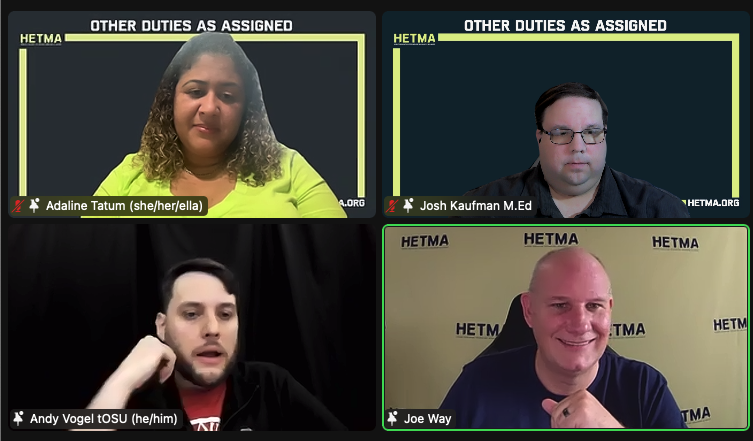 avforaccess's tweet photo. It's been a fantastic morning on a panel with Adaline M Tatum and Andy Vogel (and of course moderated by the fantastic Joe Way, PhD, CTS) talking about holistic classroom design to kick off the sixth @HETMA_org Virtual Conference!
There's more coming up!
#hetmavirtual24 https://t.co/Y5KVckxIZs