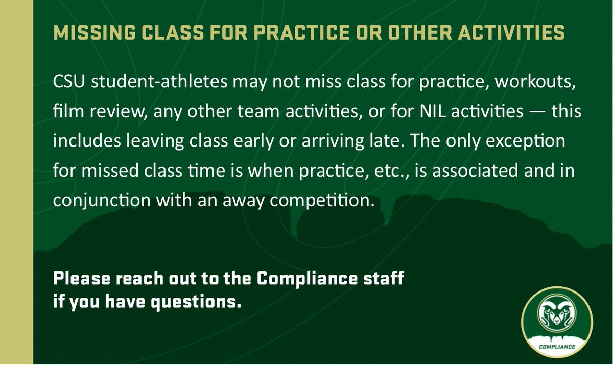 CSU Compliance tweet media