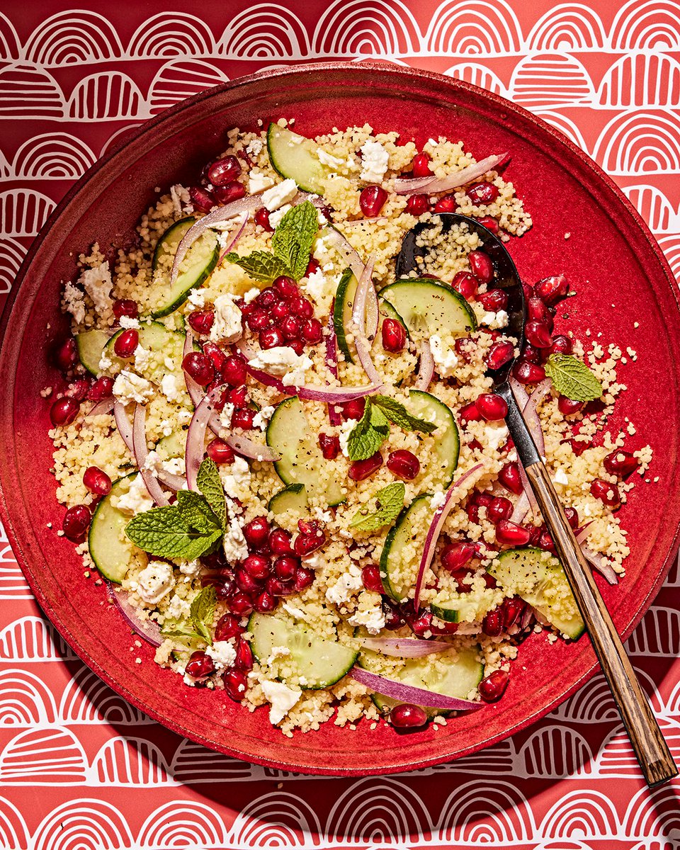 Bursting with fresh flavours and colourful goodness, this winter Pomegranate, Cucumber & Feta salad is a delightful symphony of taste and nutrition. Try this recipe and nourish your body with the goodness it deserves: longos.com/Recipes/Pomegr…