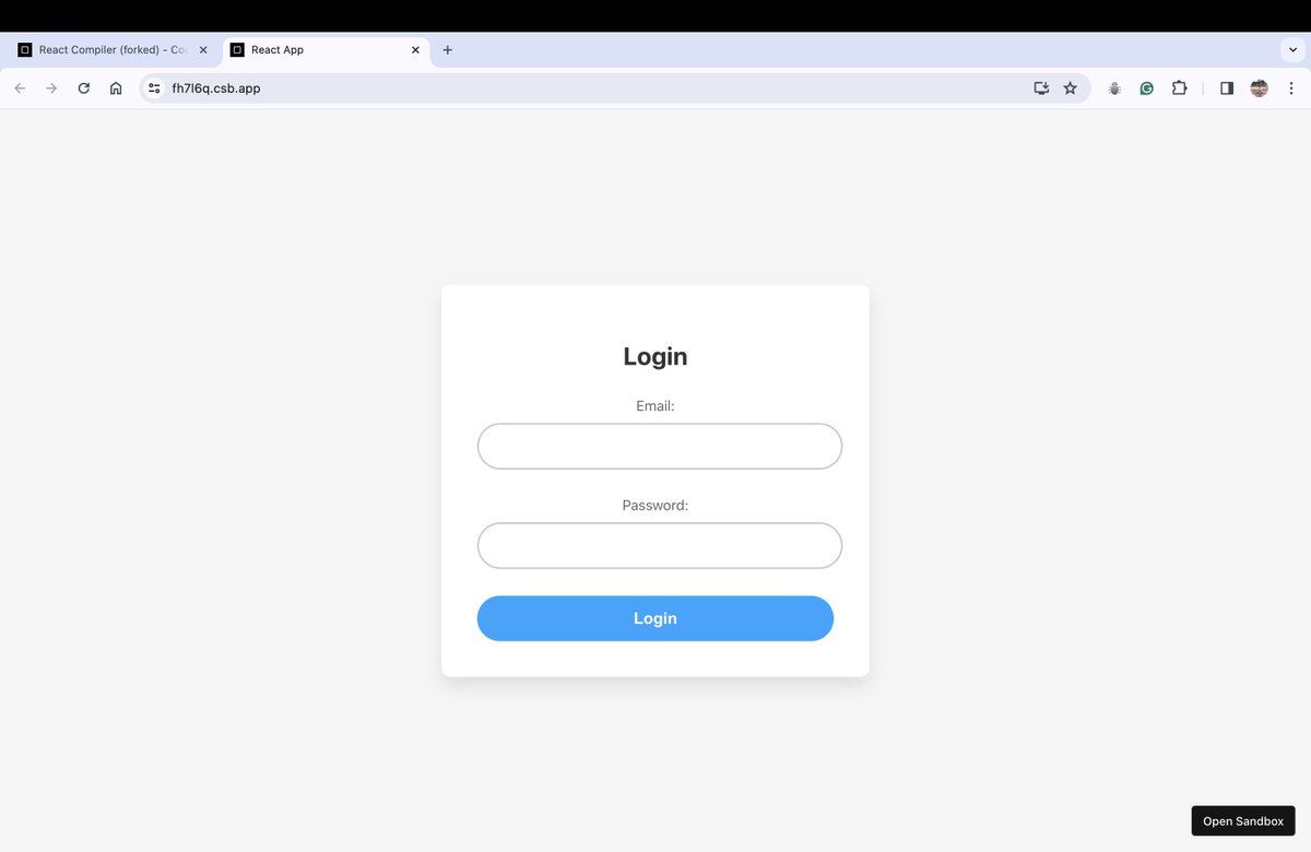 DhruvKathrotiya's tweet image. Day 18 of #50DaysofLearningReact! 🌐
Progress Update! Successfully implemented a sleek login page using ReactJS.🎉 Onward and upward! #ReactJS #CodingJourney...🧑🏻‍💻