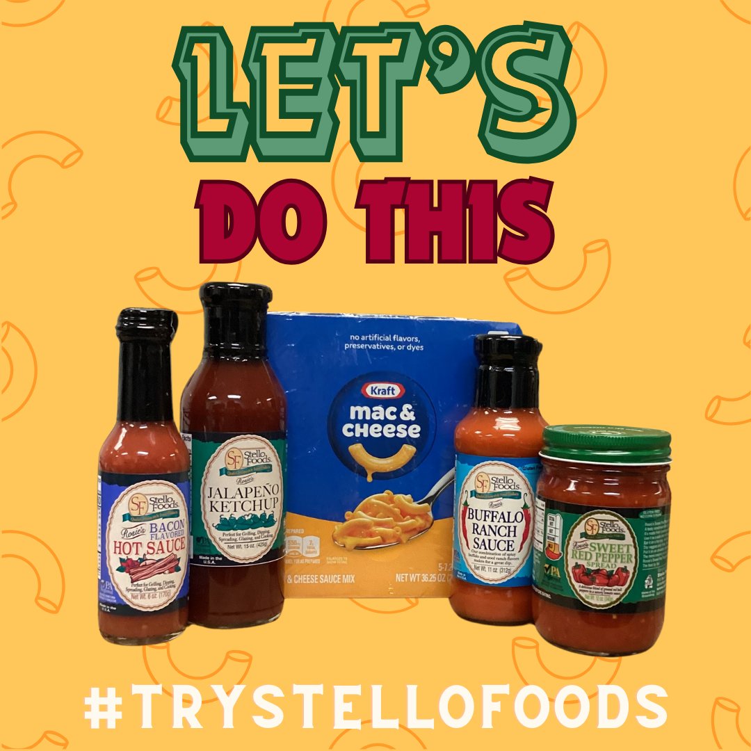 stellofoods's tweet photo. Everyone here at the office is about to #TryStelloFoods with some Kraft Mac &amp; Cheese. Which combos do you think will be good? What do you think will be gross? 

Stay tuned!! https://t.co/x9SkqbLaUf
