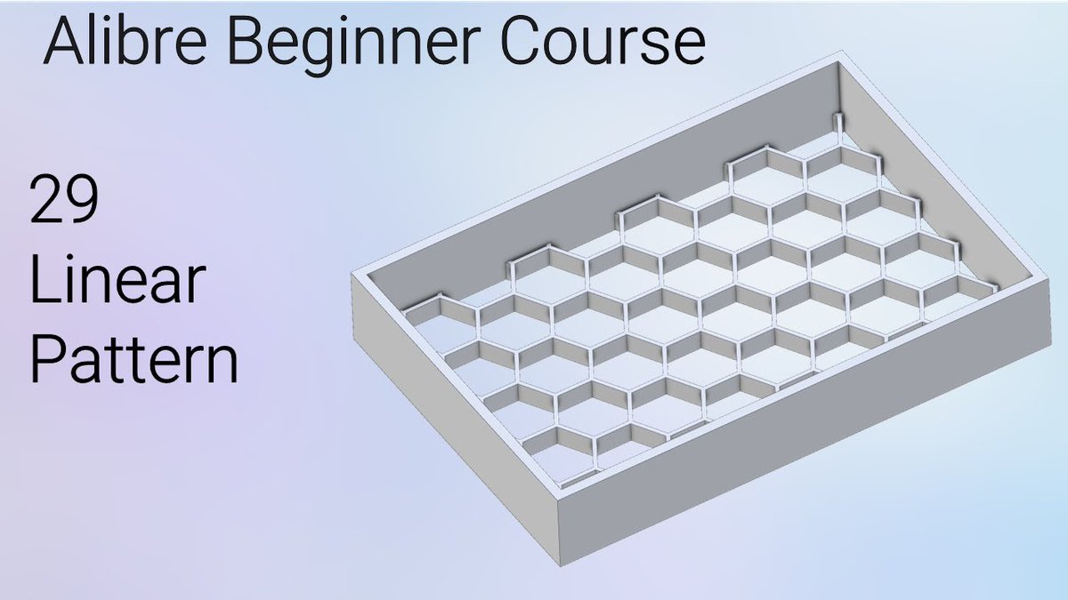 Alibre's tweet photo. In today's video, we will explore linear feature patterns.
https://t.co/XcDG21kjbx
#alibre #alibredesign #alibreatom3d #3dcad #tutorial #linearpatterns #partmodeling #partdesign https://t.co/dlvPhYPj2X