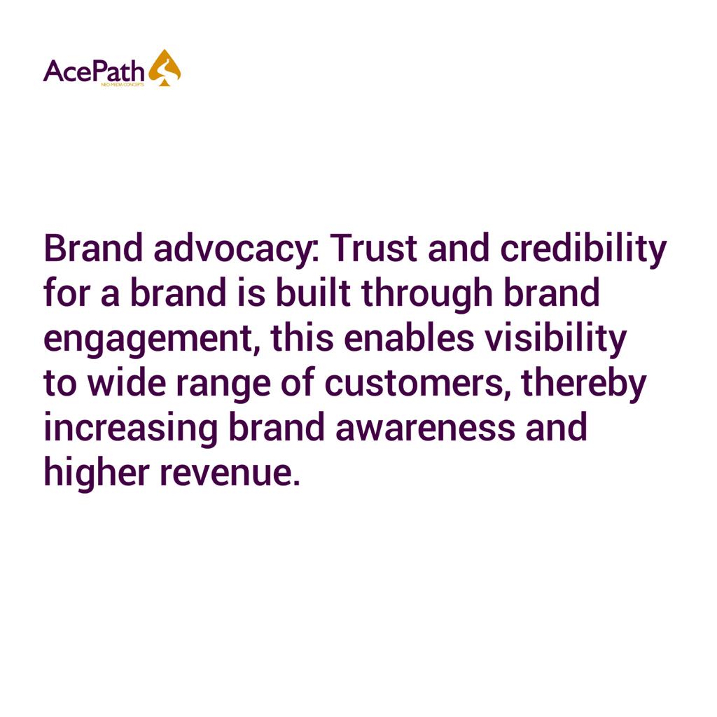 acepathng's tweet photo. Here are some of the benefits of brand engagement!
#Acepath
#acepathneomediaconcepts
#brand
#socialmedia
#socialmediamarketing https://t.co/9xCAAdnqJ6