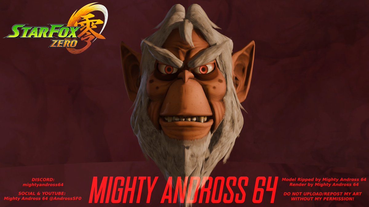 First Andross Star Fox Andross Brain