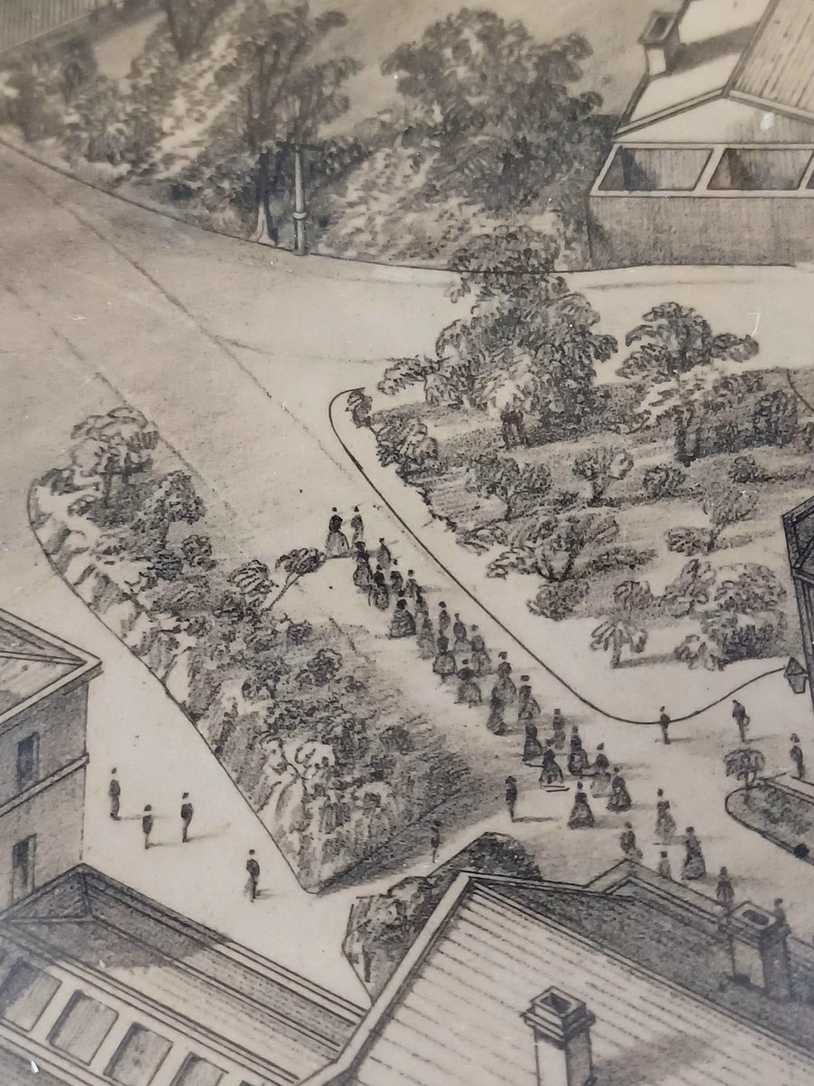 MHMwakefield's tweet photo. #MHM50 week 9: Isometric Drawing by James Walker c1862. James, an architect from Leeds, was admitted to #WRPLA Nov 1861. Part of his therapy was to continue drawing & he created this impressively detailed plan during his admission. The original printing block is in our collection https://t.co/NvyecFnIX2