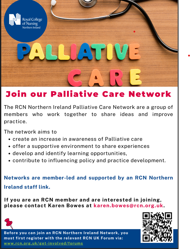 Thank you to all the <a href="/RCN_NI/">RCN Northern Ireland</a> members who joined the launch of the Palliative Care Network today, delighted to see so many of you! looking forward to supporting the network's activities in 2024.