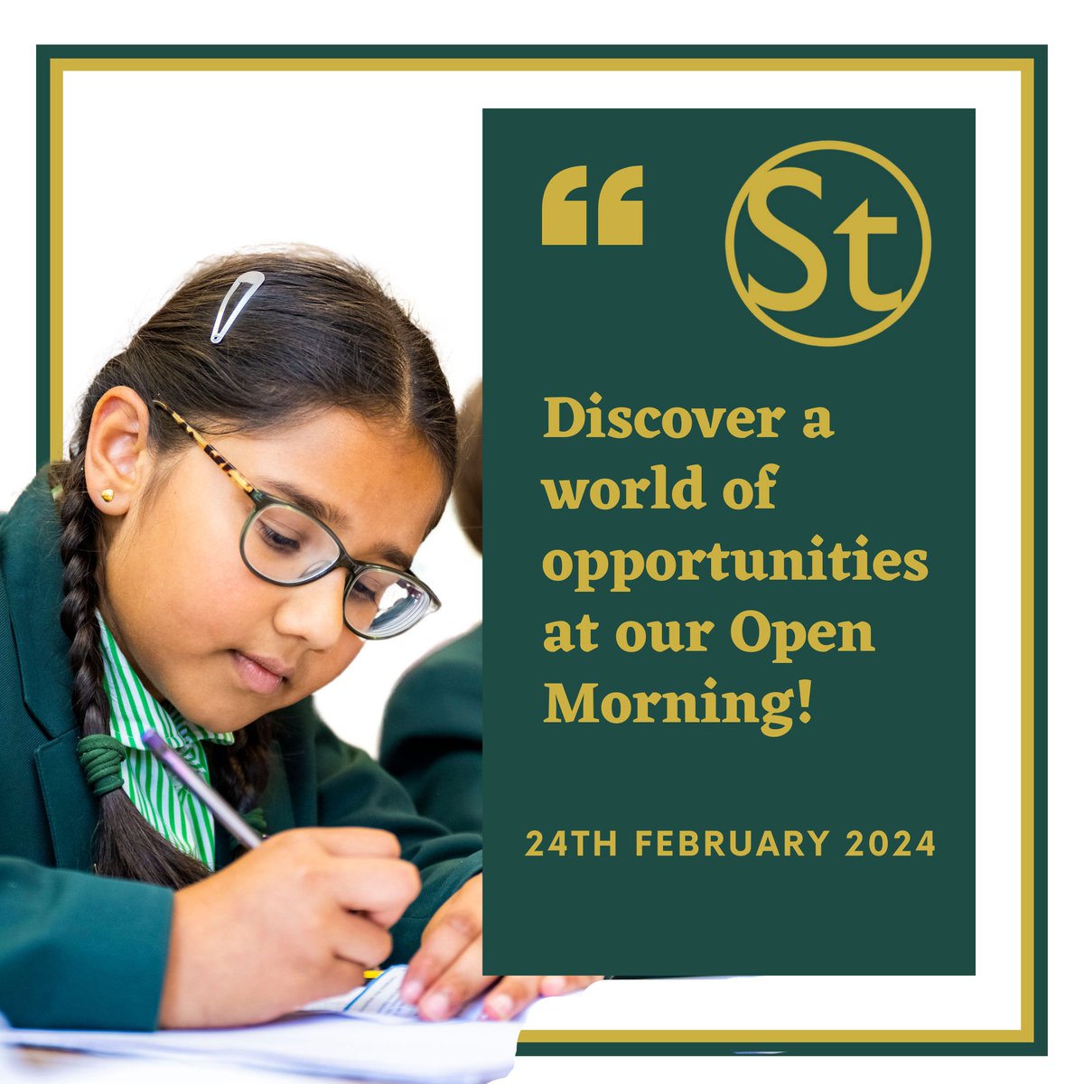 Only 3 days to go until Open Morning! We invite you to join us for a guided tour of our facilities with some of our amazing pupils and their families who will give you the inside story of being a part of our friendly community. Give us a call on 0208 294 8930 to book your spot.