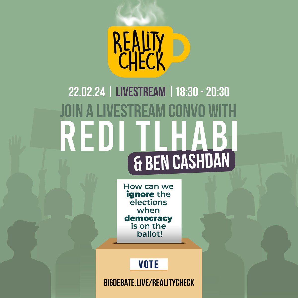 Join us tomorrow night