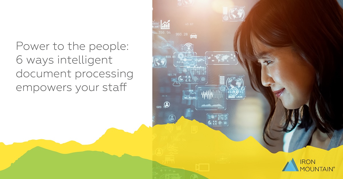 IronMountain's tweet image. Are you worried that Artificial Intelligence will soon eliminate your job? Learn how #AI systems are actually more likely to open up new opportunities for organizations and the workers they employ: spr.ly/6017nX7Hz #Intelligentdocumentprocessing