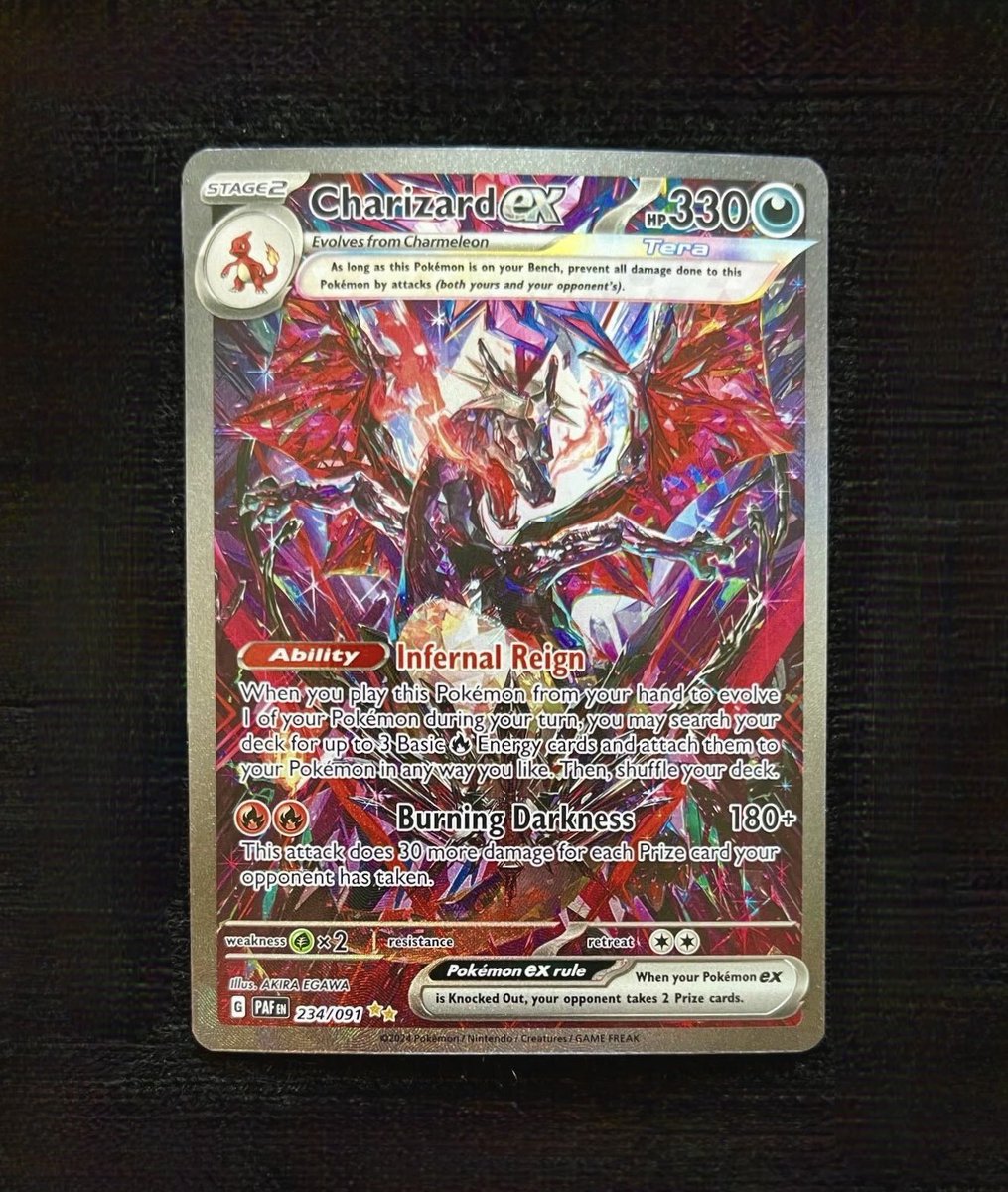 PokeTCGiveaways's tweet image. 🔥 Win this Charizard EX! 🔥 

✅ Repost and like
✅ Follow us and @CatchEmTCG 

🗓 Winner drawn on 1st March

#PokemonTCG | #PokemonGiveaways