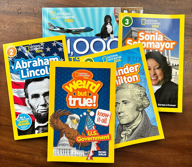 🇺🇸 Enter to #Win National Geographic Kids Books -  5 books for PRESIDENTS DAY (and beyond) #Giveaway open to US/CA &amp; Ends 2/27 <a href="/NGKidsBks/">NG Kids Books</a> #gifted #kidlit #presidentsday 👉🏽 susiesreviews.com/2024/02/enter-…