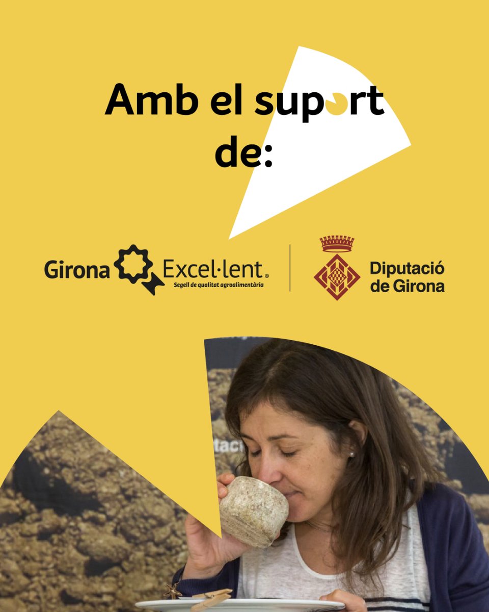Forumformatge's tweet image. @ExcellentGirona, el segell de qualitat agroalimentària de la @diputaciogirona, dona suport al #ForumFormatge 🧀!

Tasta els productes reconeguts amb el seu segell!

🗓 2 i 3 de març de 10h a 20h 
📍Passeig de la Devesa