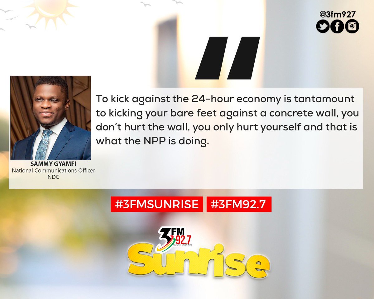 SammyGyamfi_'s tweet photo. Facts!

#24HourEconomy https://t.co/dJTKFGqJ92