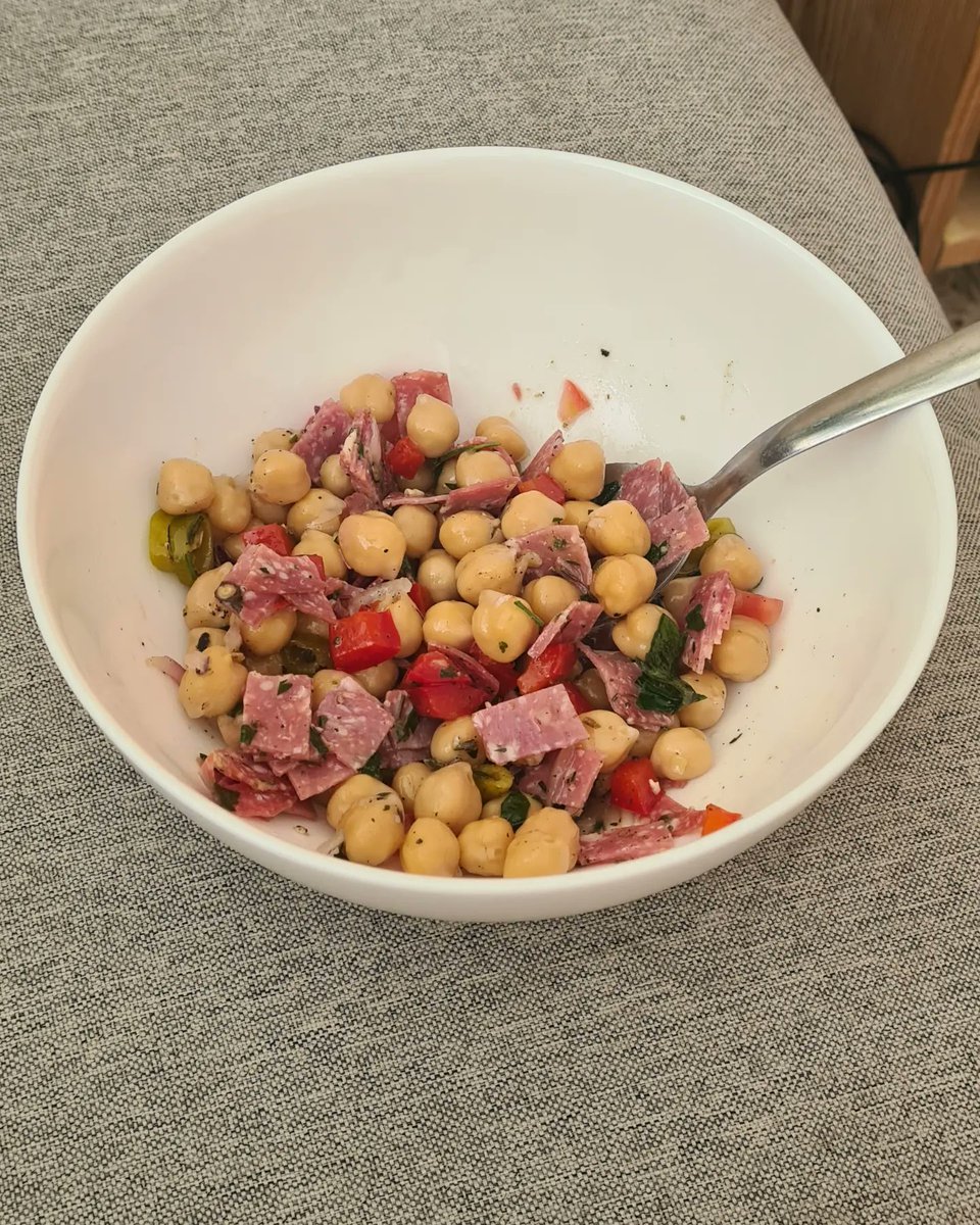 Chickpea salad always made with #love . Sooo much #fun in #Mexico