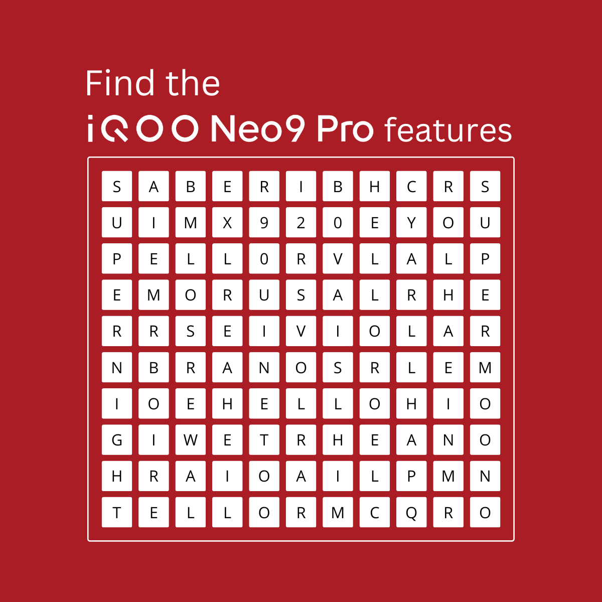 nipunmarya's tweet photo. Let’s start with the ‘Power of Photography’!

Find the three features &amp; get ready for the latest addition to the NEO series. Don’t forget to tag 5 friends.

#iQOONeo9Pro #PowerToWin https://t.co/w0iHYCBI9t