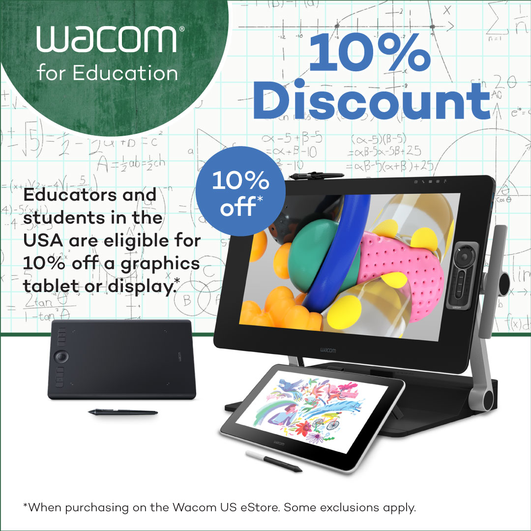 Hello educators and students, check out our #WacomEducation discount program:
bit.ly/3SEkzCw
#WacomforEducation #EdTech @wacomedu