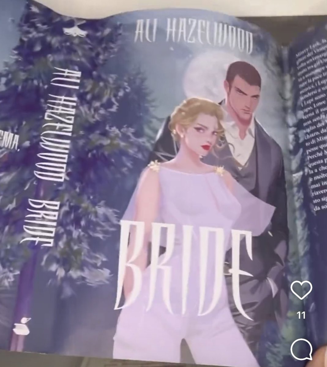 satellitesbooks's tweet photo. THE ITALY EDITION OF BRIDE BY ALI HAZELWOOD COMES WITH A REVERSIBLE DUST JACKET TOO AND IT’S STUNNING I WANT IT https://t.co/qFvrRgXBwr