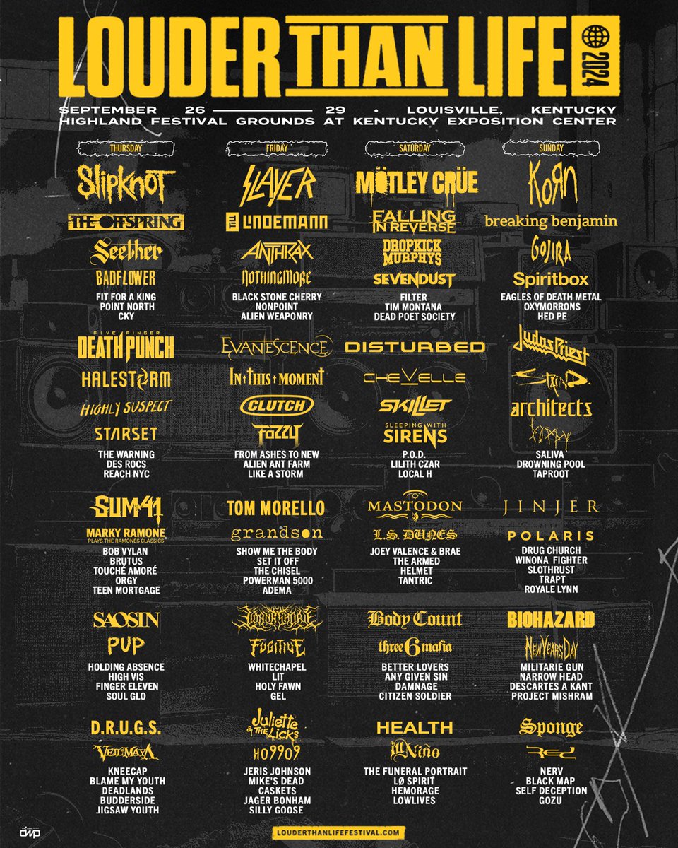 . @LTLFest - tickets on sale now louderthanlifefestival.com