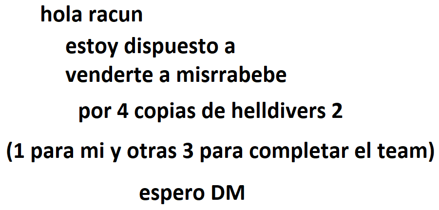 PabloPostingok's tweet photo. Man, quiero jugar Helldivers, pero con 40 dolares me compro medio pais https://t.co/kH7cZ5OJnp