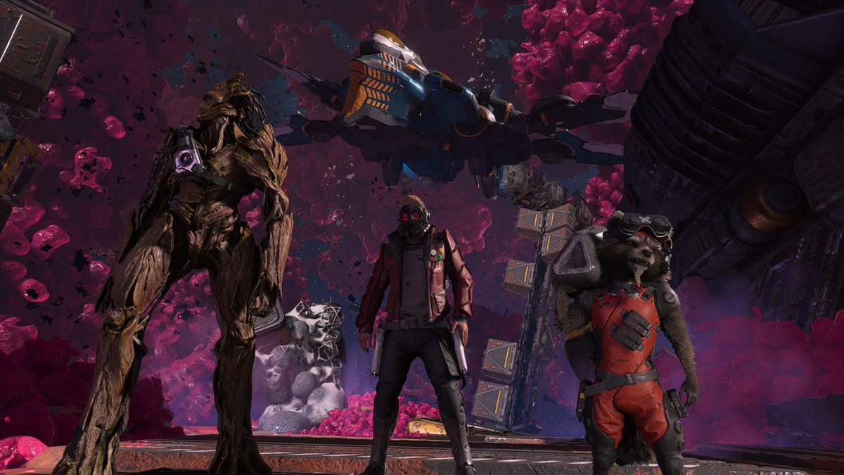 RaidouCyrus's tweet image. Bue, voy una hr nomas y me reí mas de lo que debería, entre este y los Batman Arkham peak super heroes jaja. La musica re bn tmb x ahora, TEMAZOS 👌

#GuardianOfTheGalaxy #PS5Share